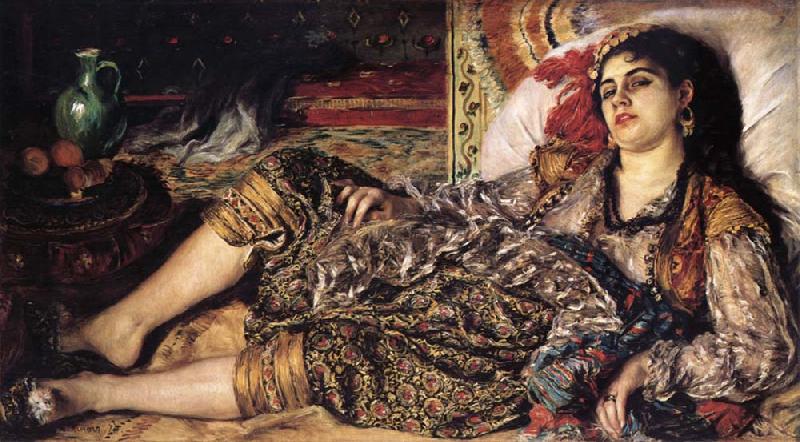Pierre-Auguste Renoir Odalisque ou Une Femme d Alger Sweden oil painting art